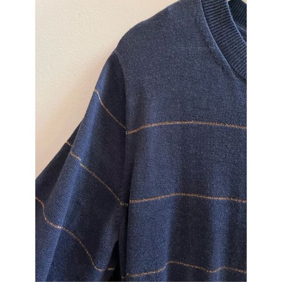Fat Face Fiona Navy Striped Knit Sweater Dress sz 14 NWT - Picture 6 of 10